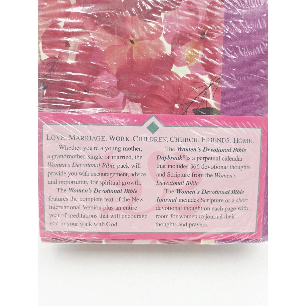 New 3 Piece NIV Womens Devotional Bible 2 Motivational Calender Journal Sealed - Picture 4 of 5